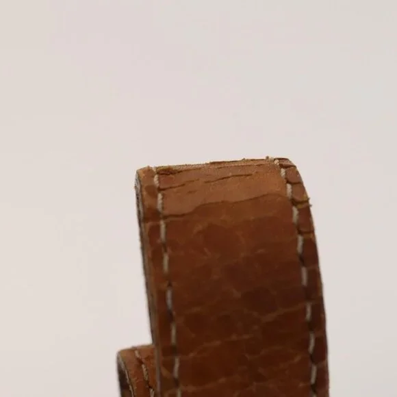 Authentic CELINE Macadam Canvas Shoulder Bag PVC Leather Brown Gold - Picture 16 of 16